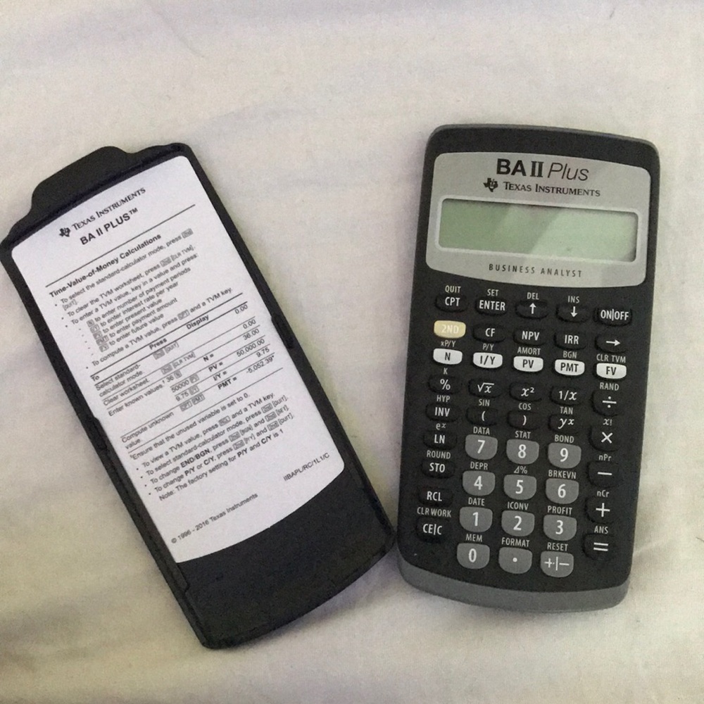Texas Instruments BA II Plus Financial Calculator